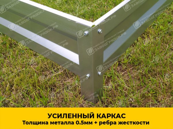 Грядки в теплицу «Усиленные» оцинкованные (высота 20 см) — изображение 8